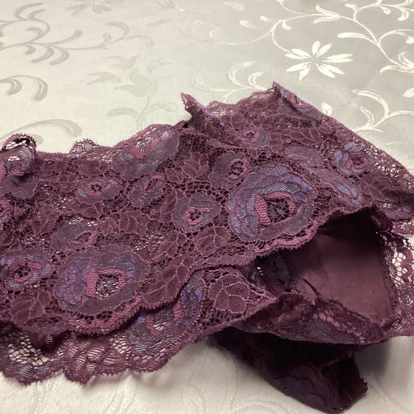 Victoria Secret Boy Short Panty LACEY SIZE SMALL PURPLES. - Picture 7 of 7